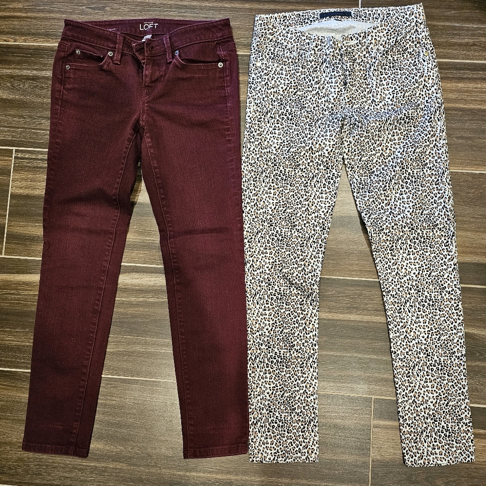 Women's skinny pants (XS, Loft/Juicy  Couture)